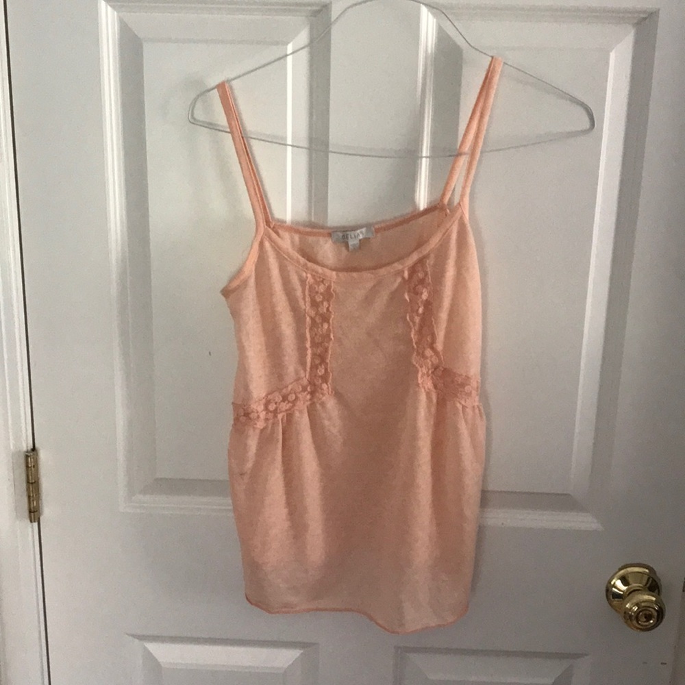 Light pink tank top Delia’s